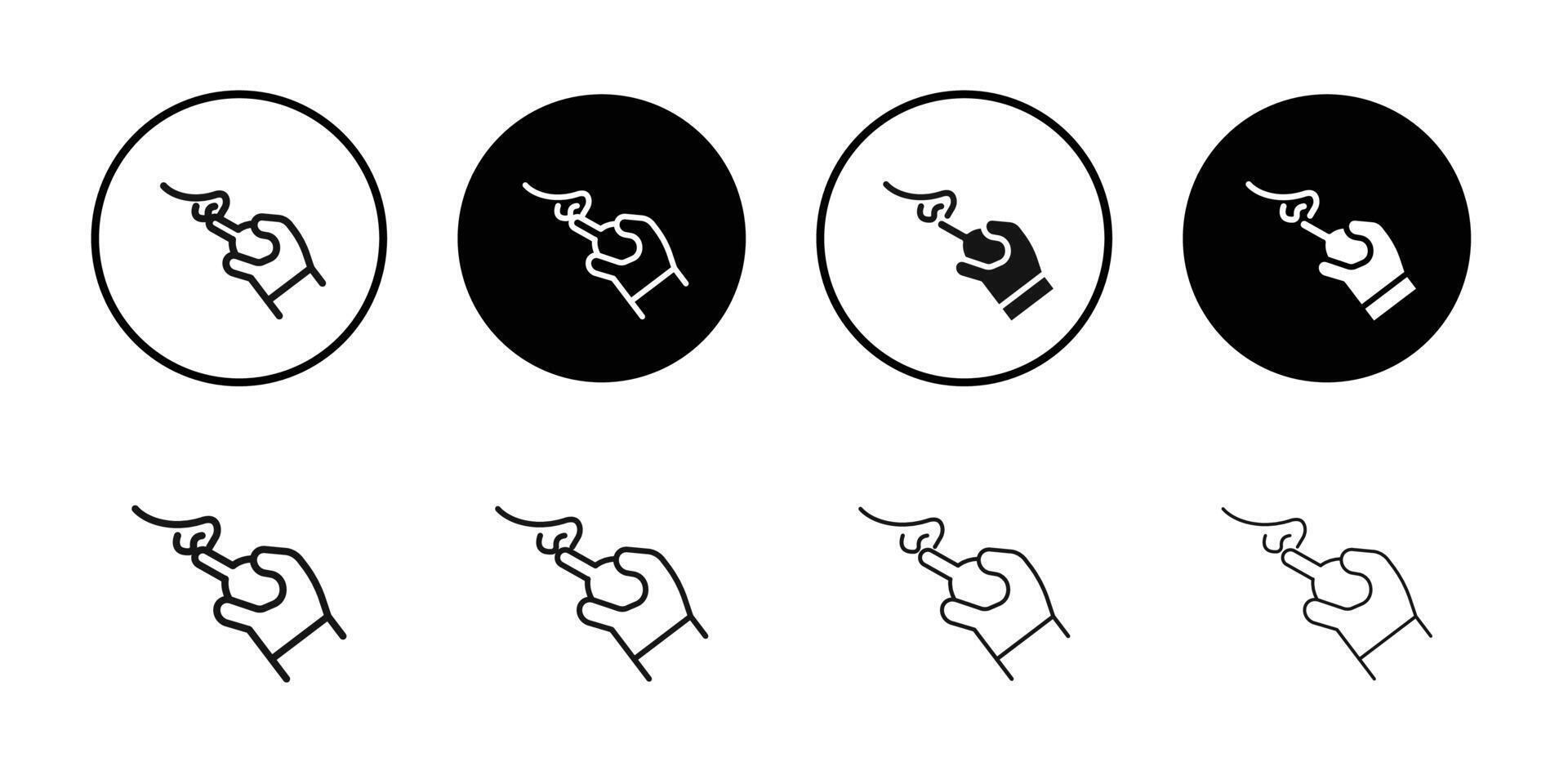 baby nasal aspirator icon logo sign set outline vector