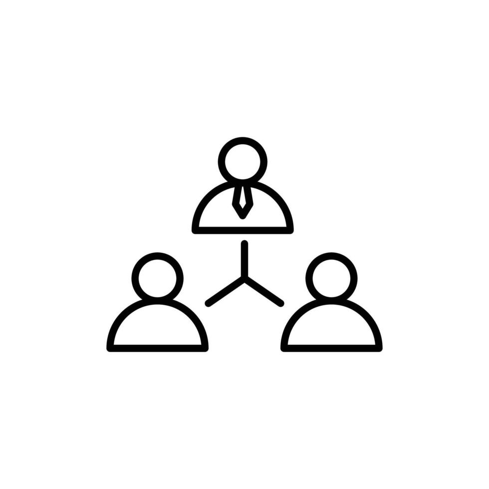 Department head icon vector