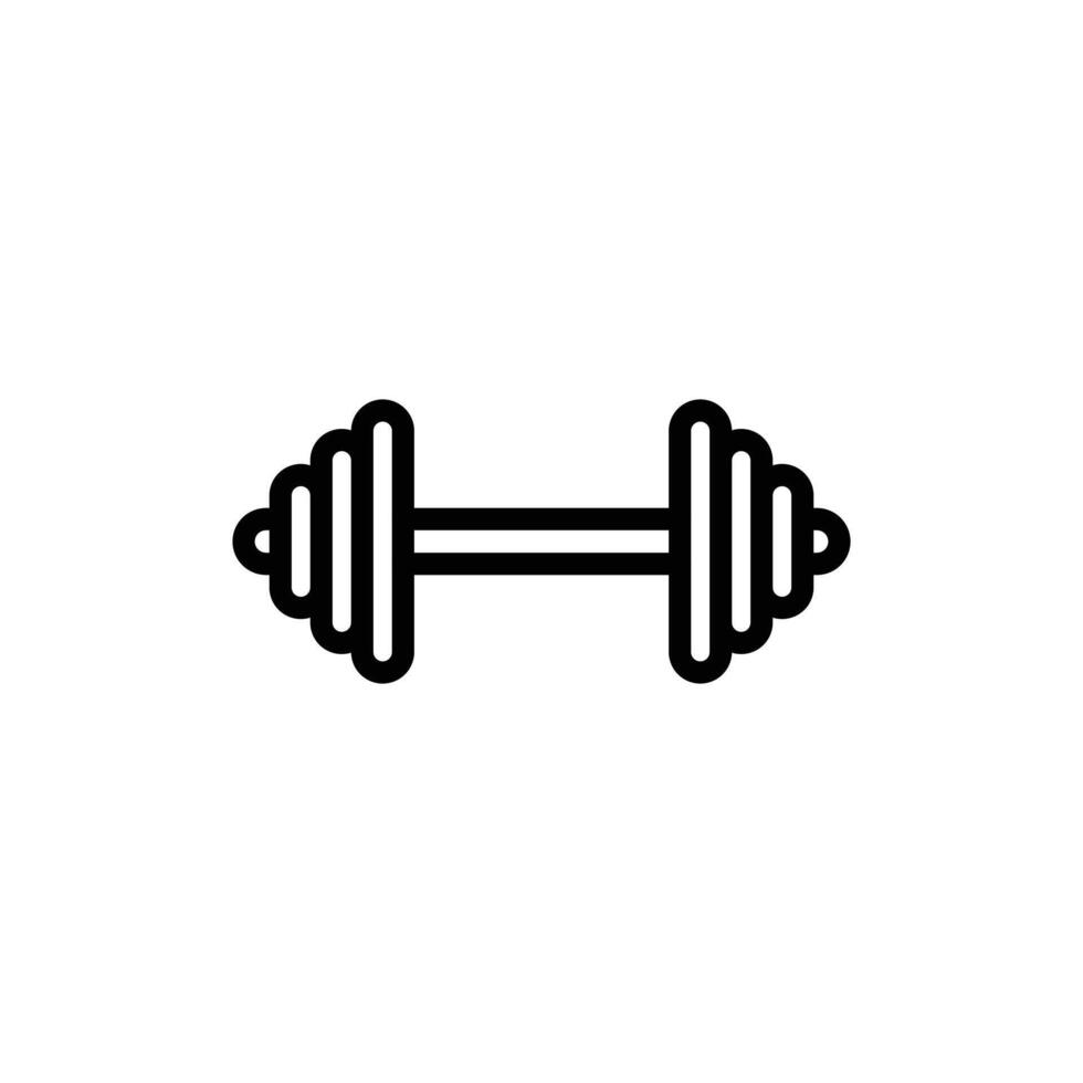 Dumbbell pair icon vector