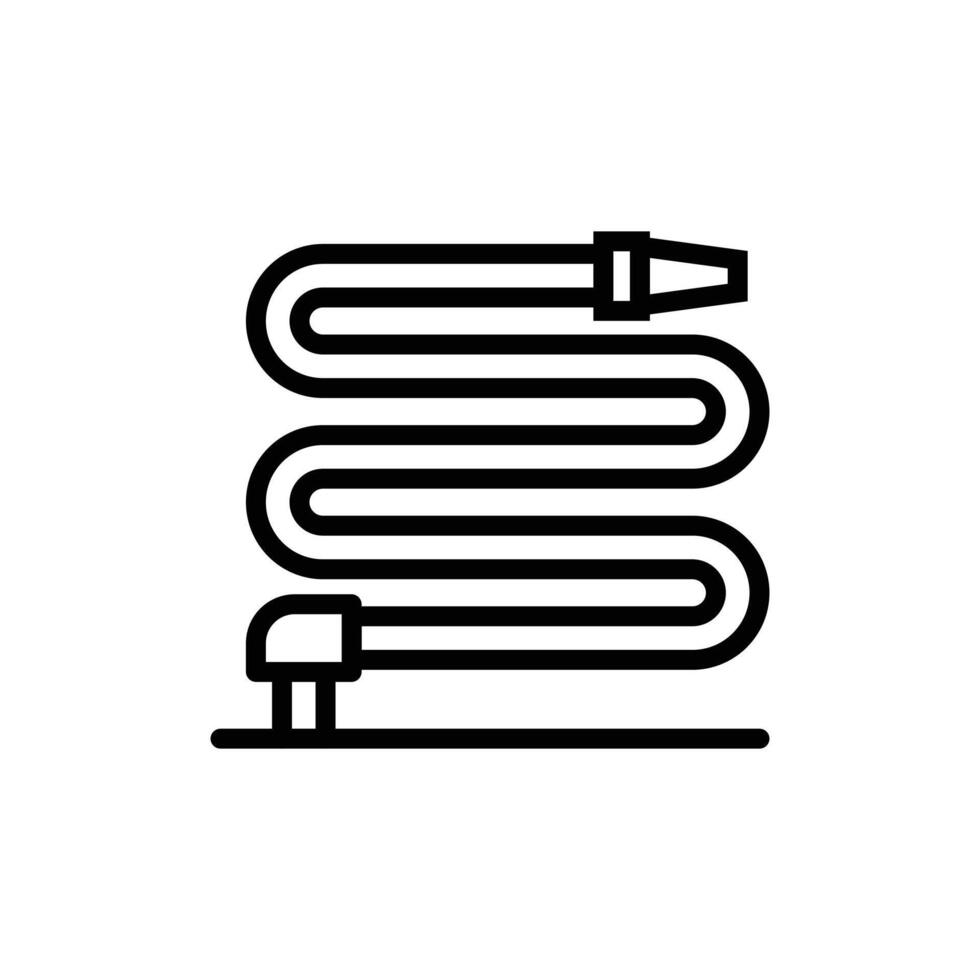 Hose icon logo sign set outline vector