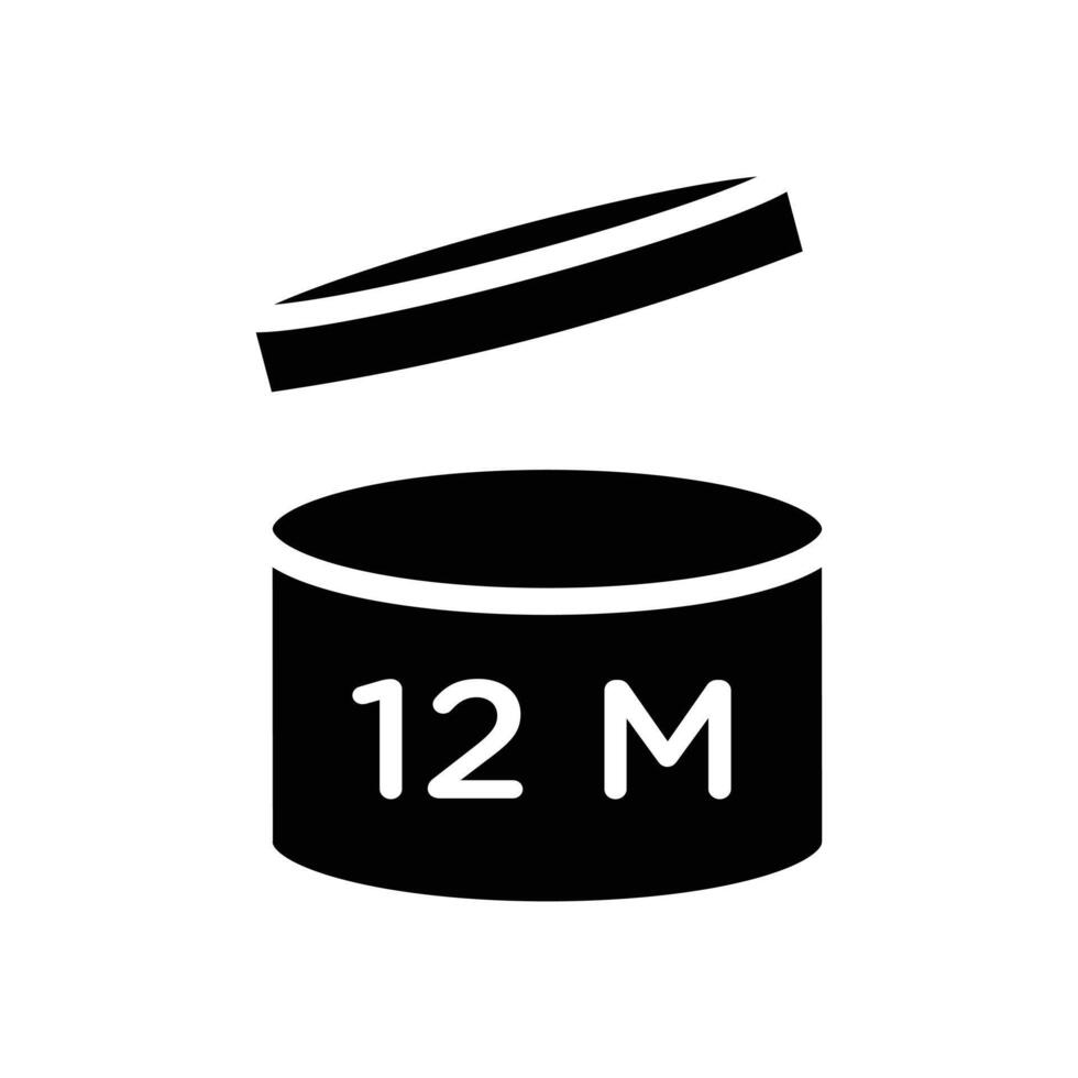 12m Icon logo sign set outline vector