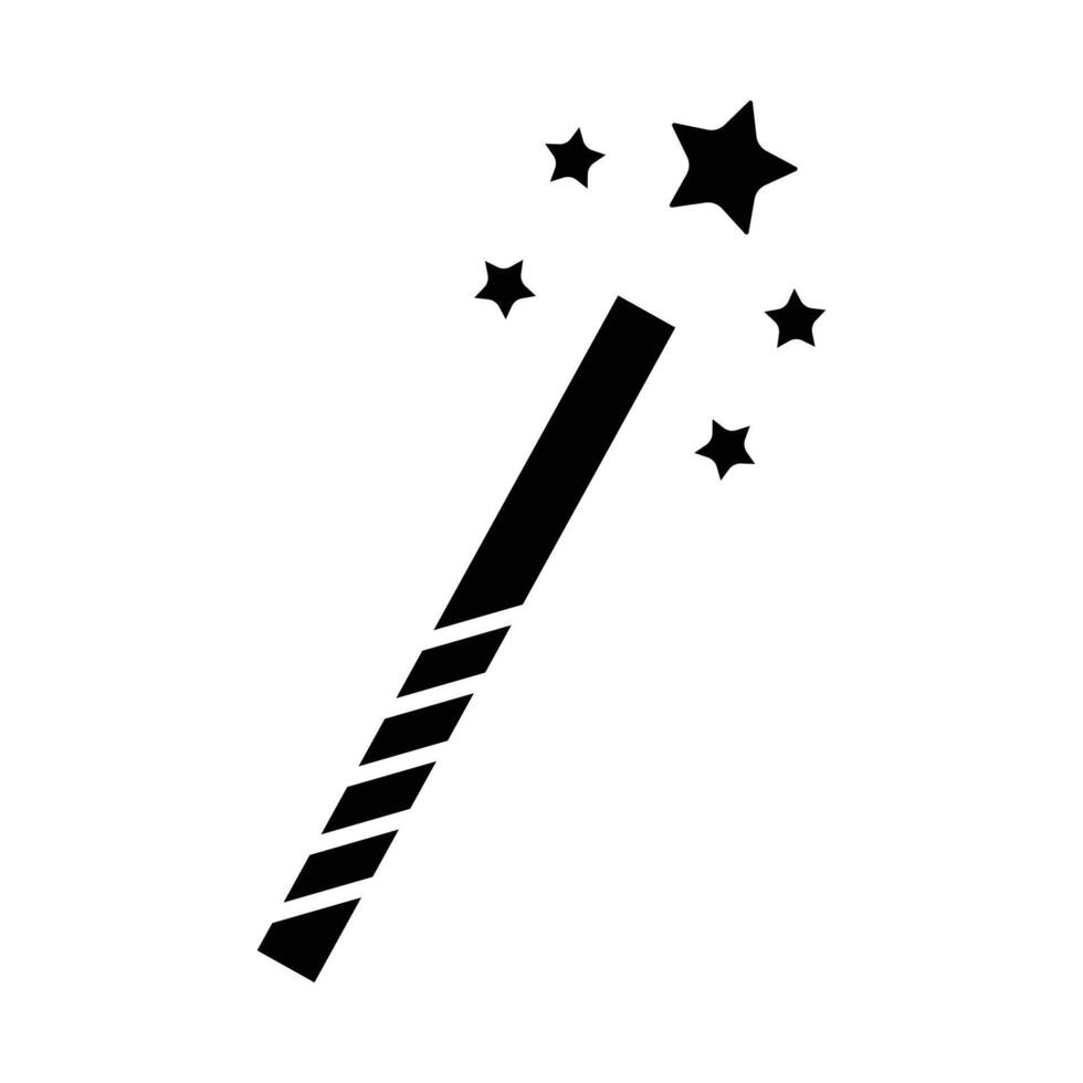 Magic wand icon logo sign set outline vector