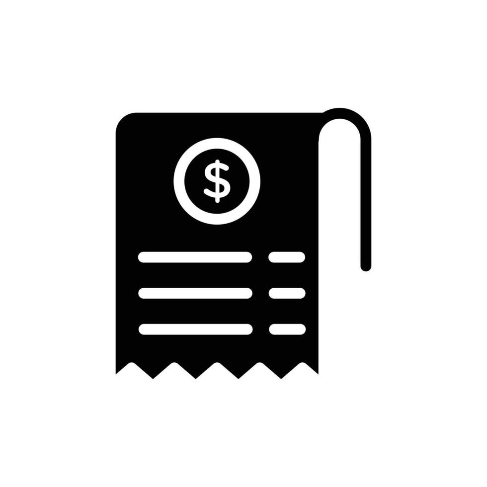paper check receipt icon logo sign set outline vector