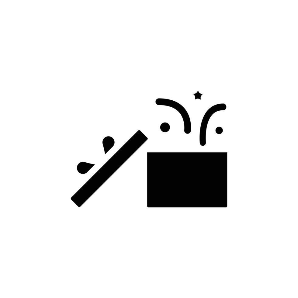 Present gift box icon logo sign set outline vector