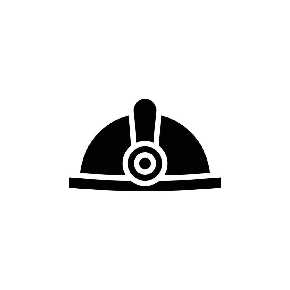Torch helmet icon logo sign set outline vector