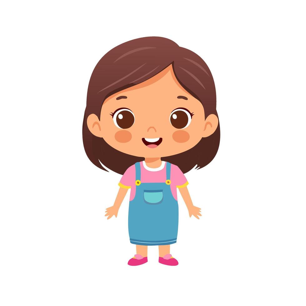 Babysitter Cute Worker Work Job Profession Professional Cartoon Character vector