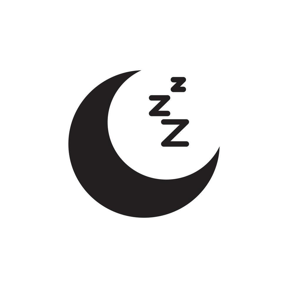 Zzz icon logo sign set outline vector