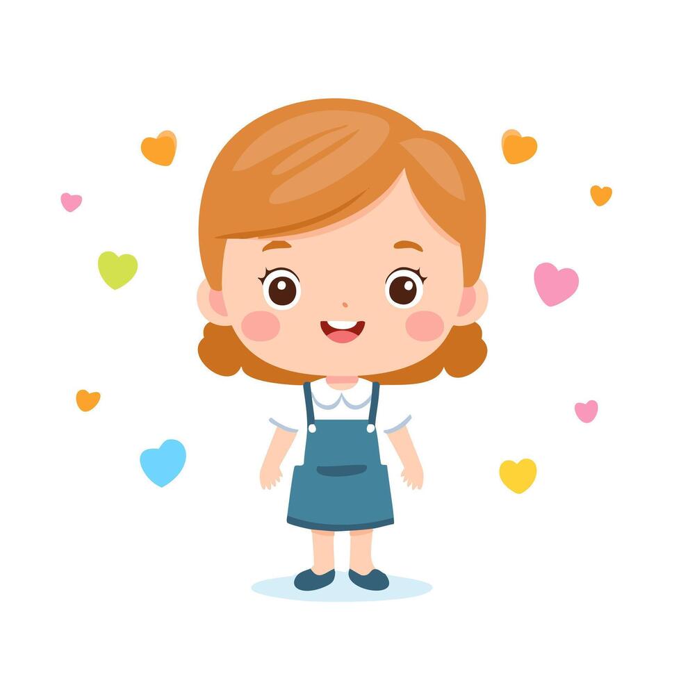 Babysitter Cute Worker Work Job Profession Professional Occupation Character vector