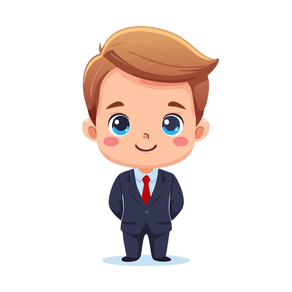 Lawyer Cute Worker Work Job Profession Professional Occupation Character vector