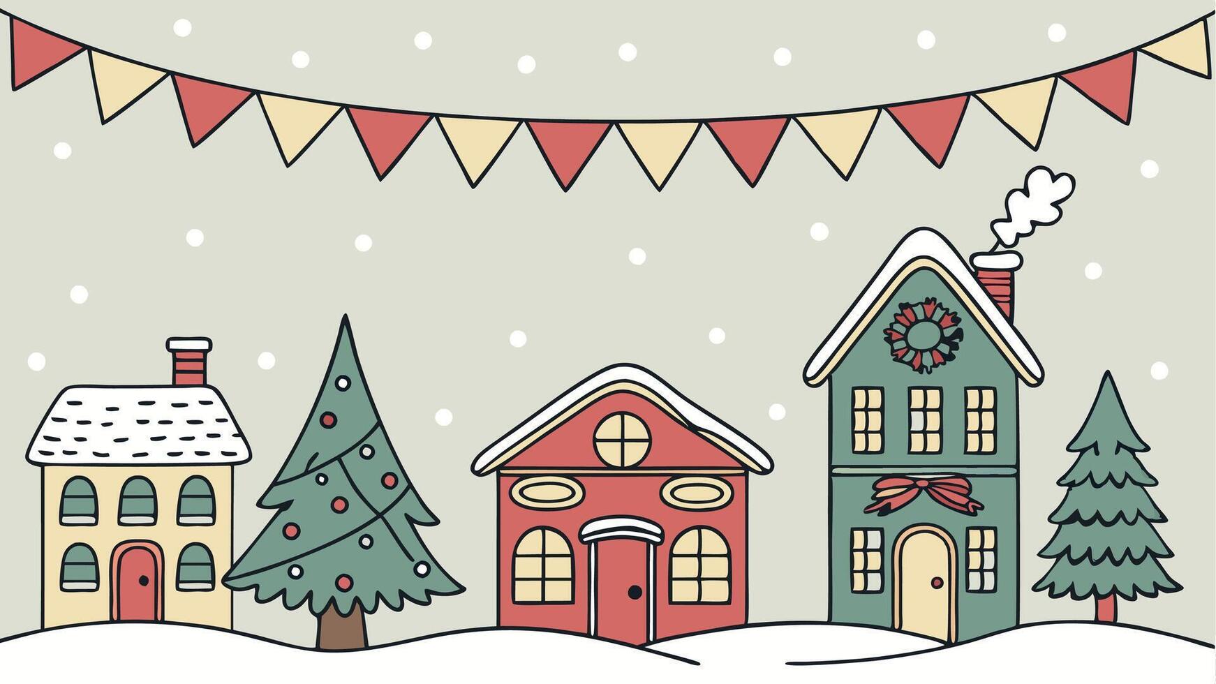Christmas celebration background template illustration. copy space decoration. banner. vector