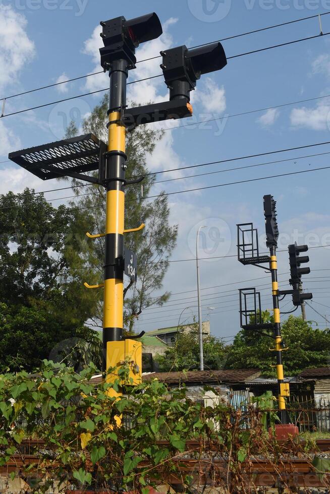 Railway signalling system in Indonesia photo