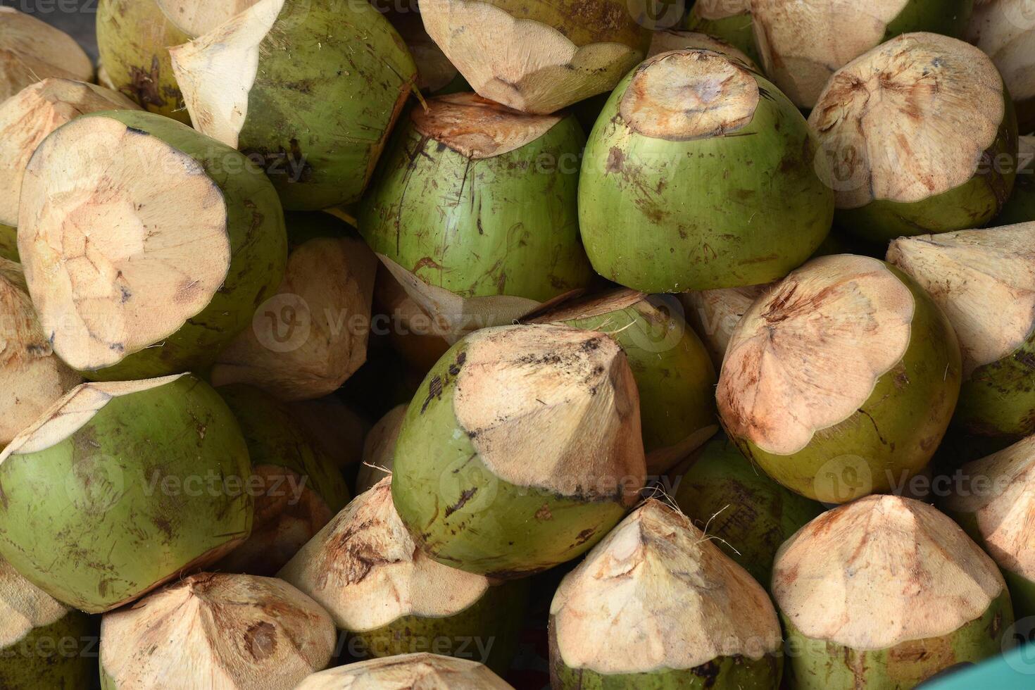 A bunch of coconuts photo