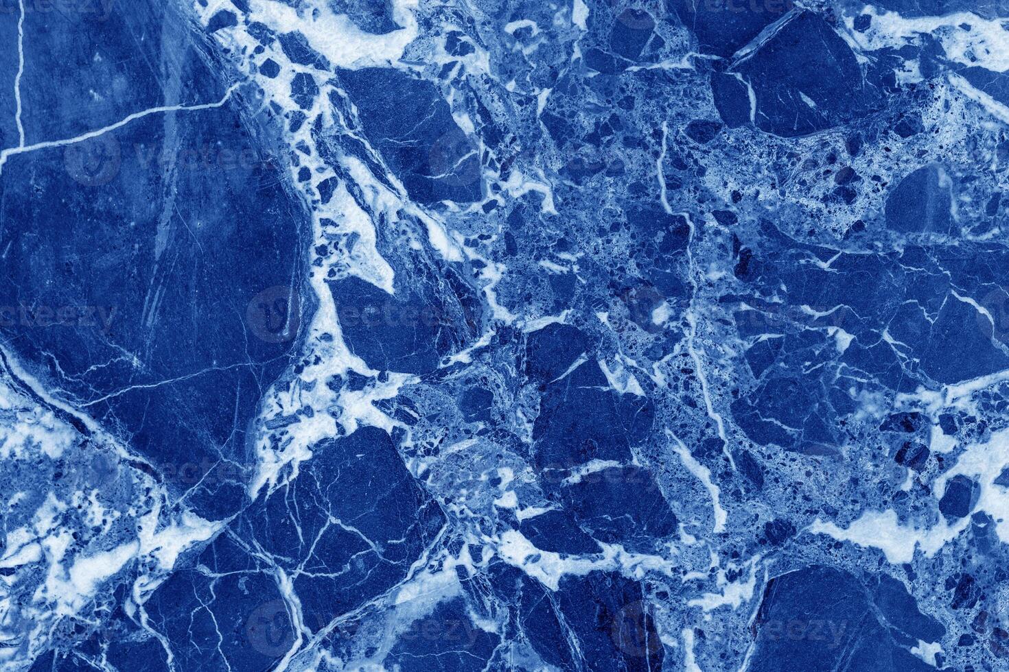 Beautiful texture of blue marble. Abstract natural background. photo