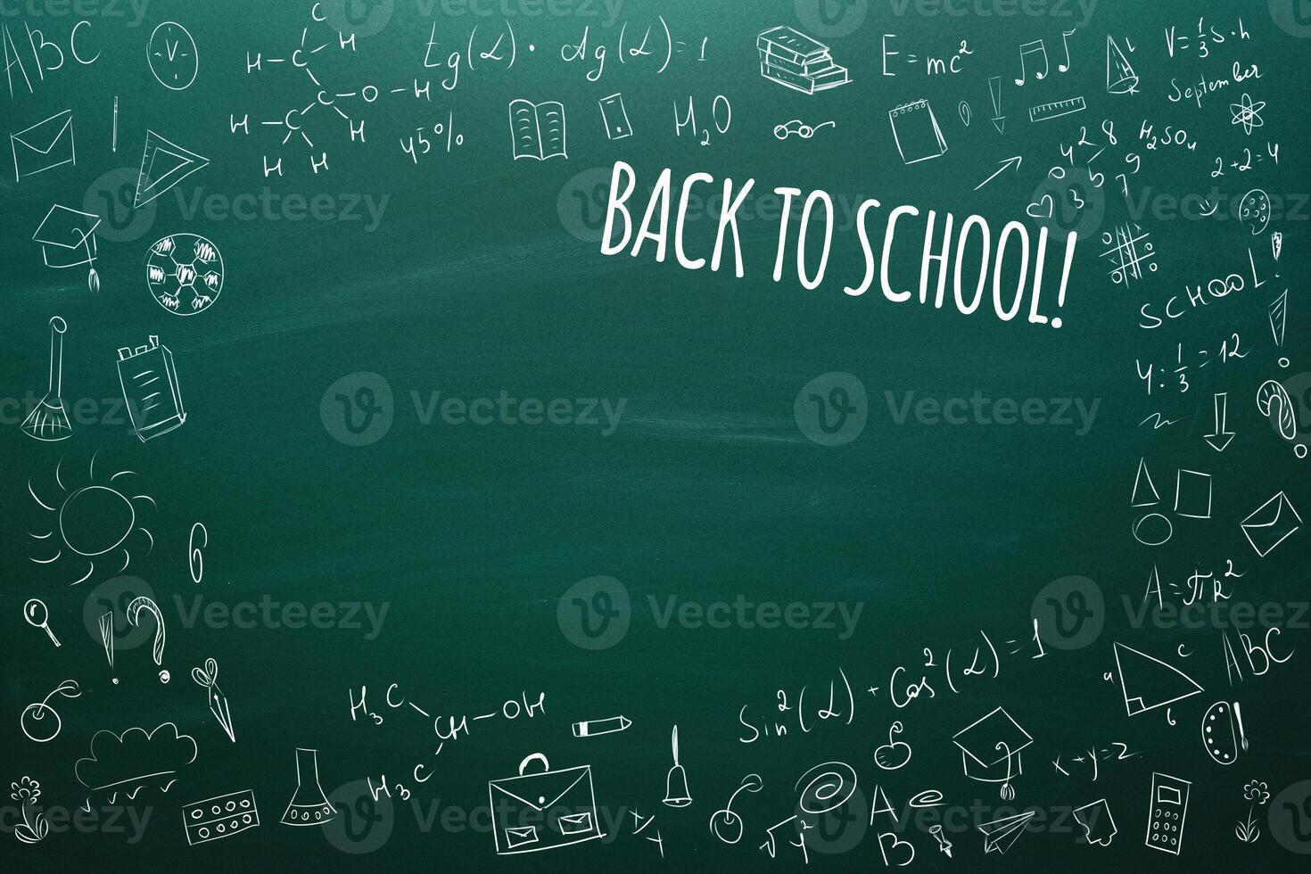 Seamless pattern on the theme of the school background photo