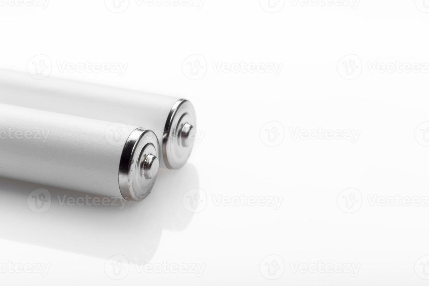 Battery on a white background photo