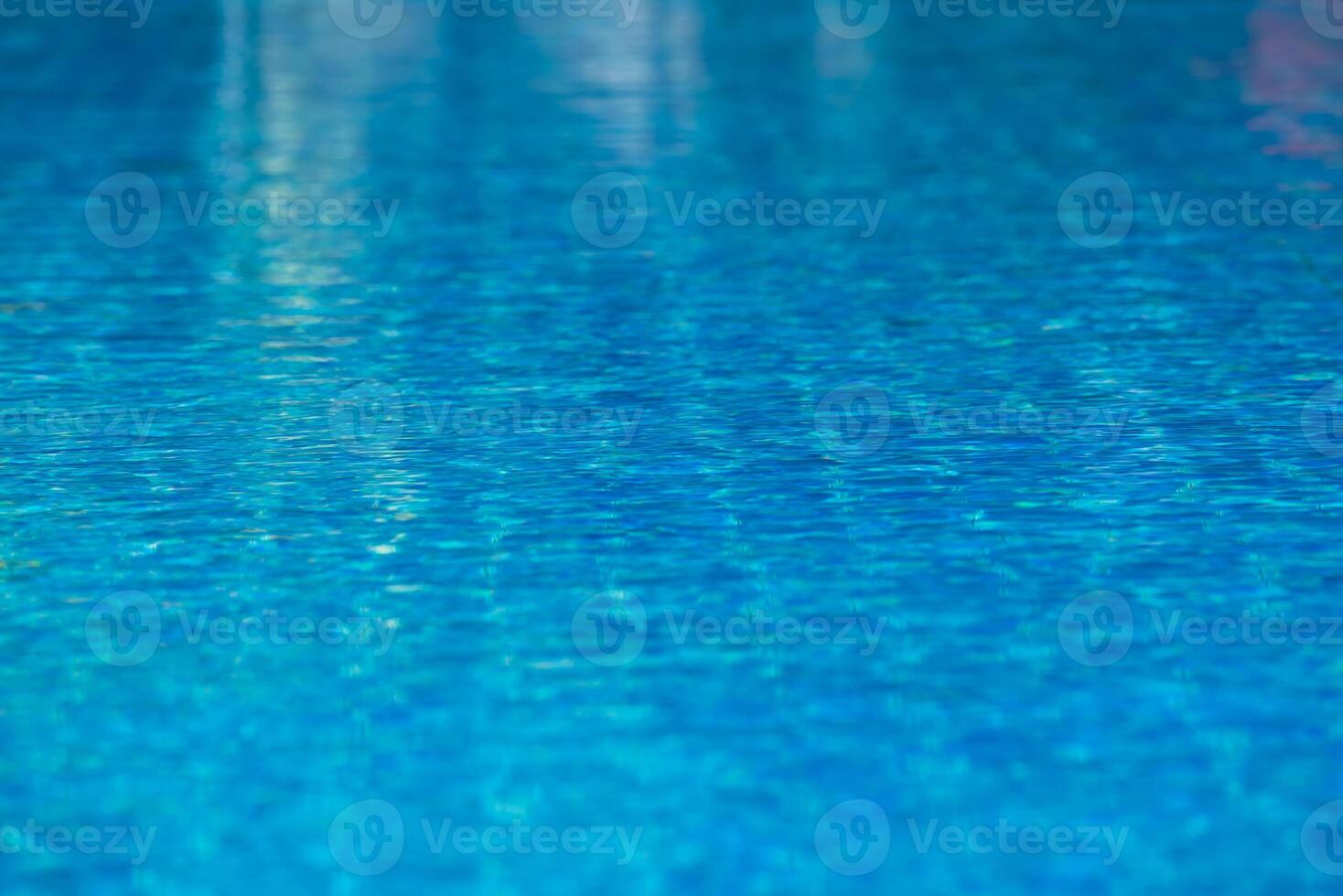 Clear transparent pool water background photo