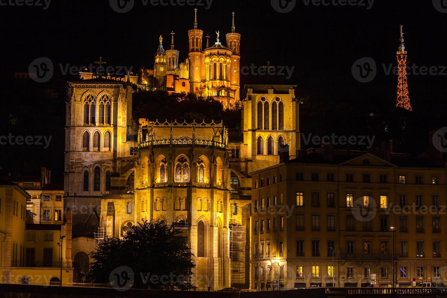 Cathedrals in Lyon, France photo