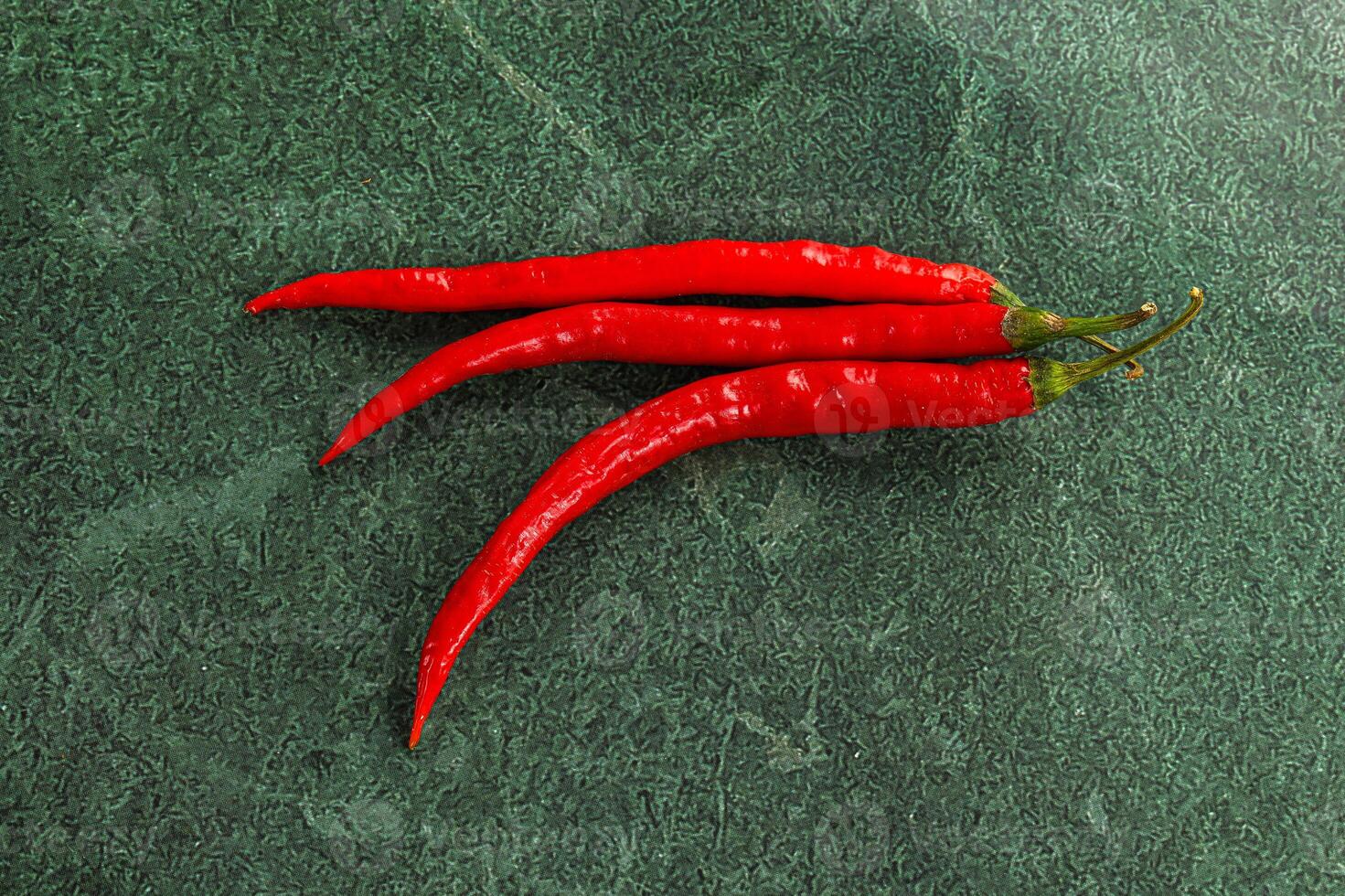 Red hot chilli peppers heap photo
