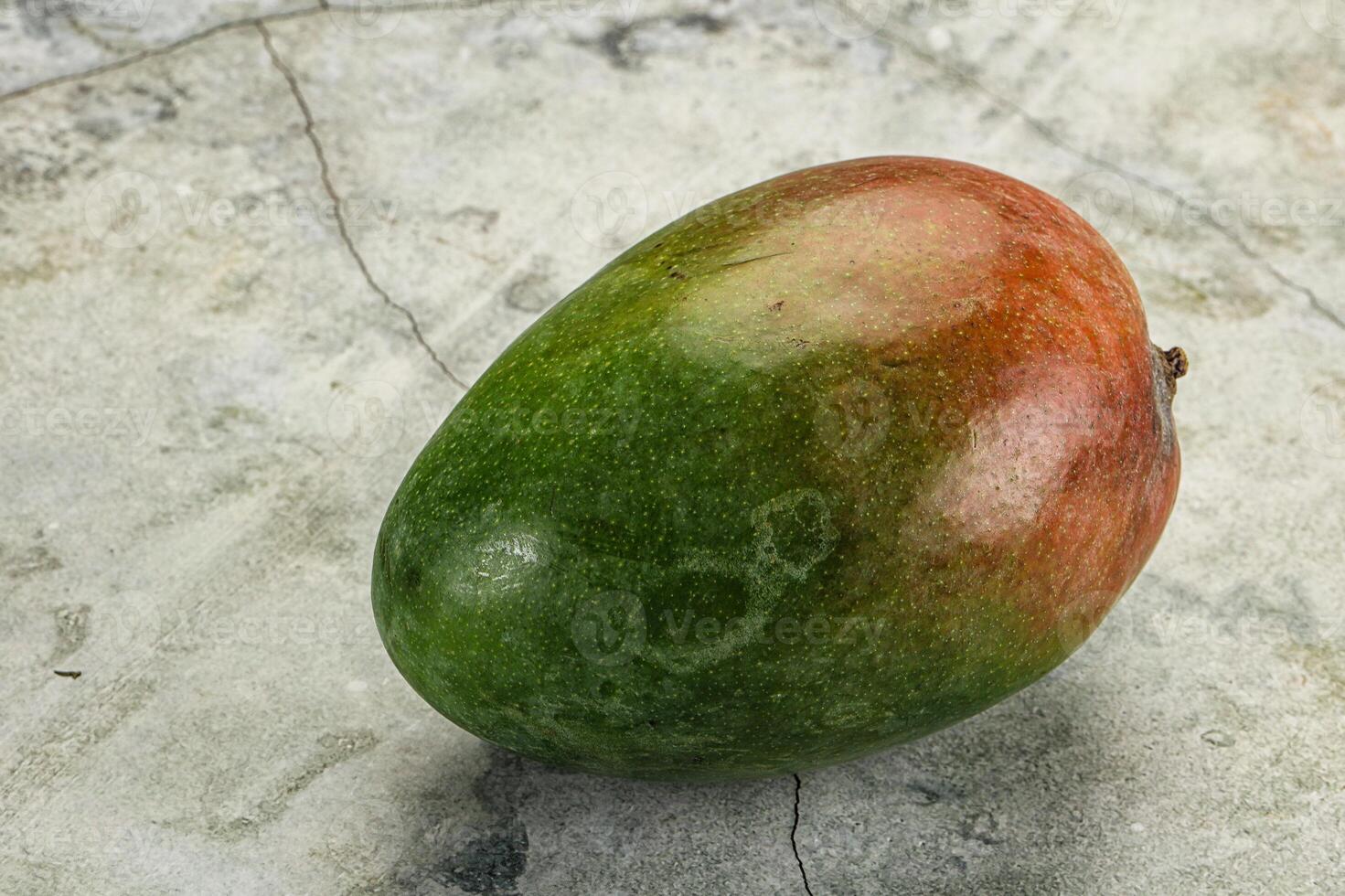 Sweet juicy green and red mango photo
