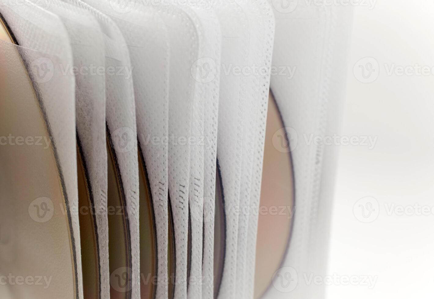 plastic case with disk files photo