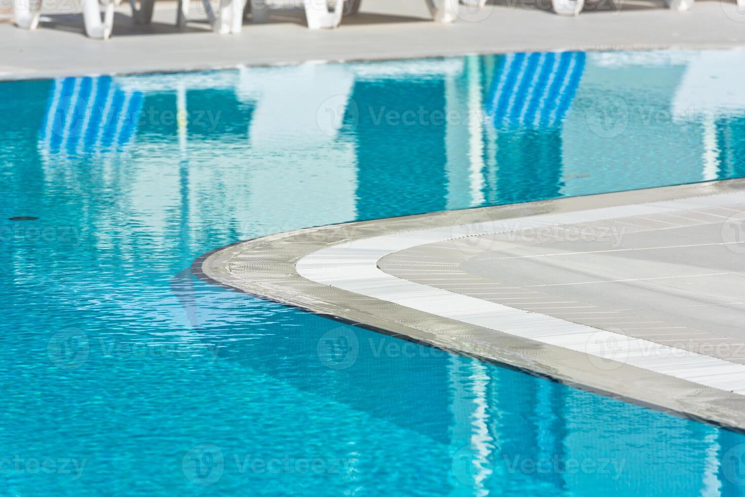 Swimming pool detail photo
