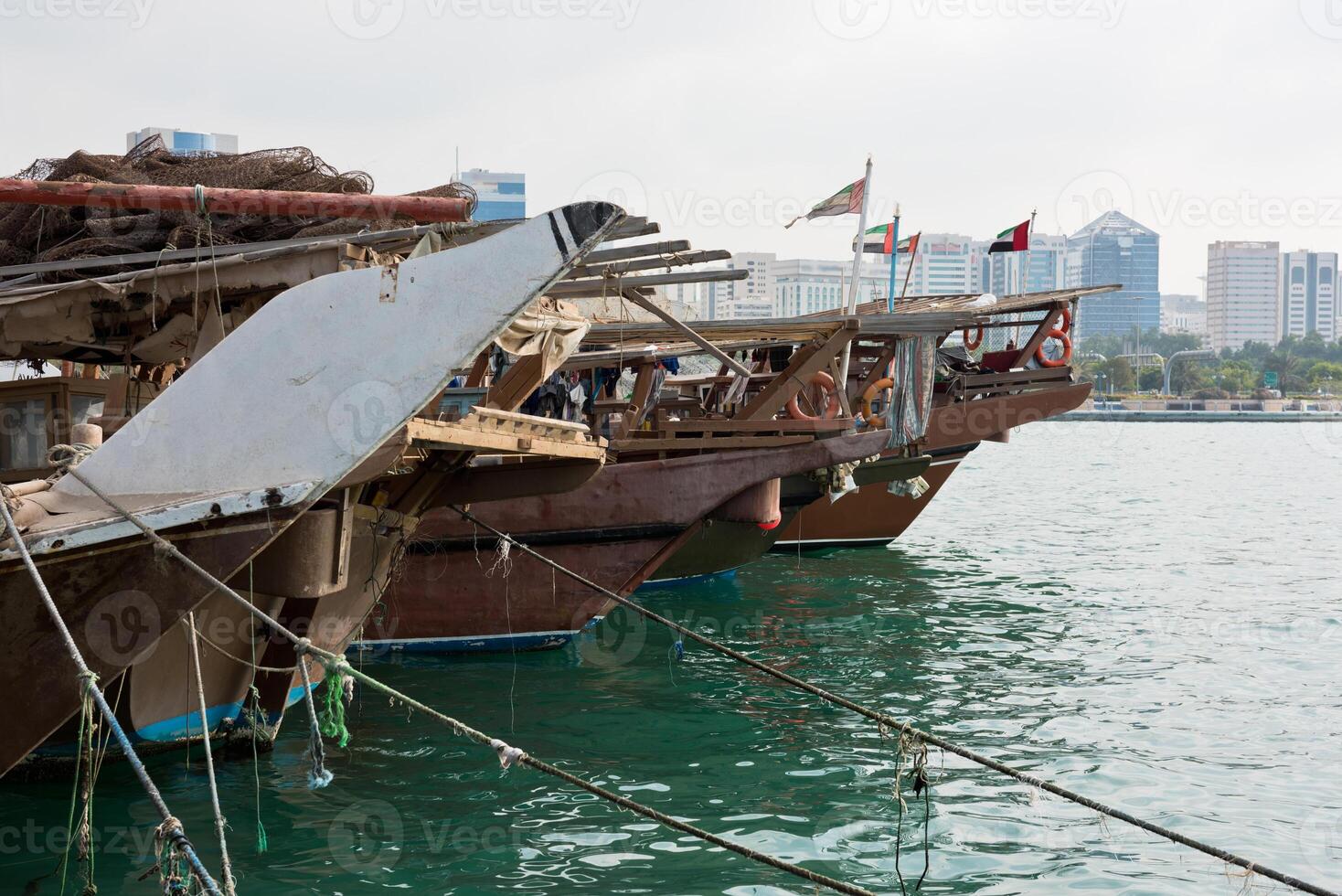Old fishing boats photo