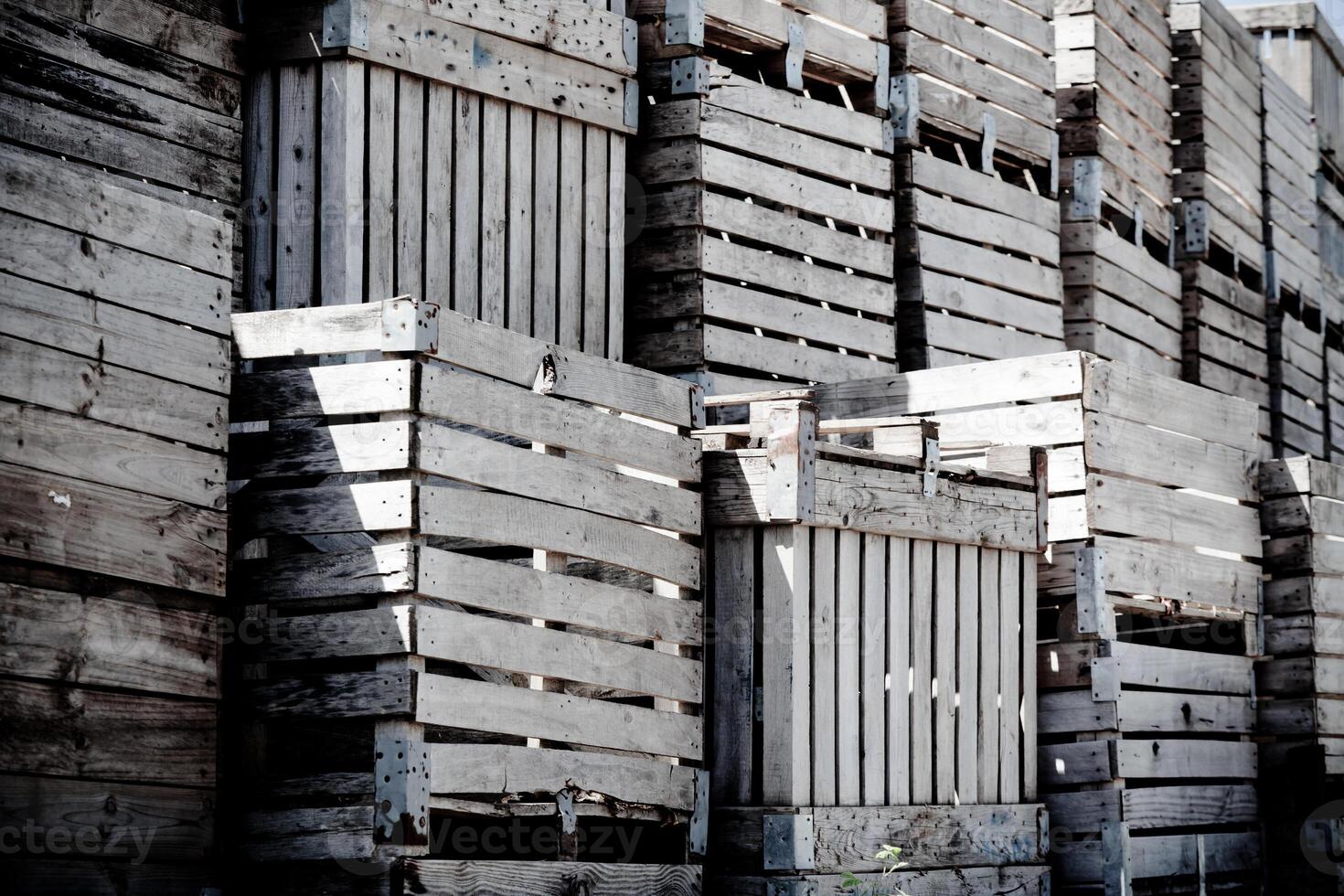 Crates stack background photo