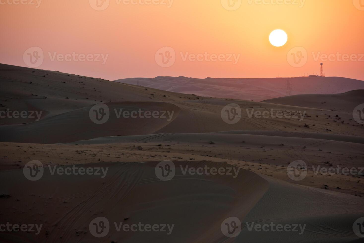 Desert dunes in Liwa, United Arab Emirates photo