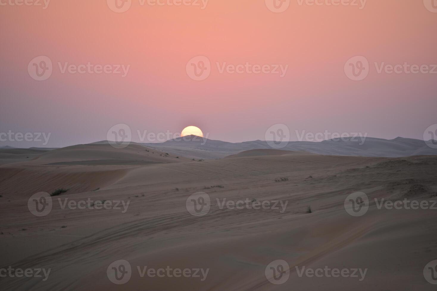 Desert dunes in Liwa, United Arab Emirates photo