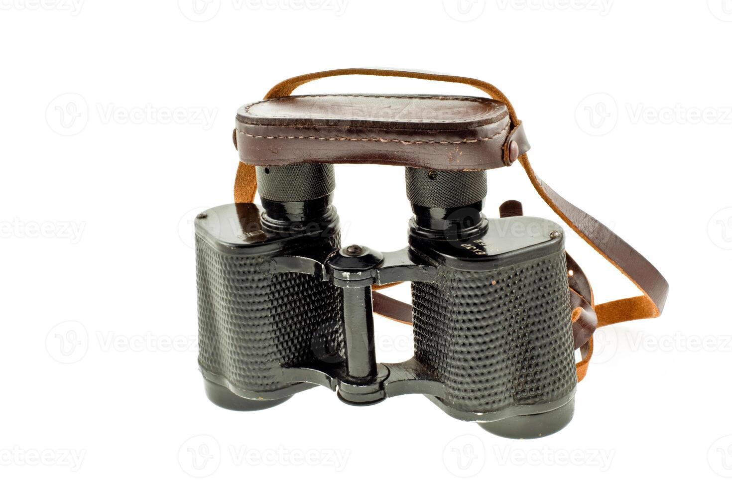 old military black binoculars photo