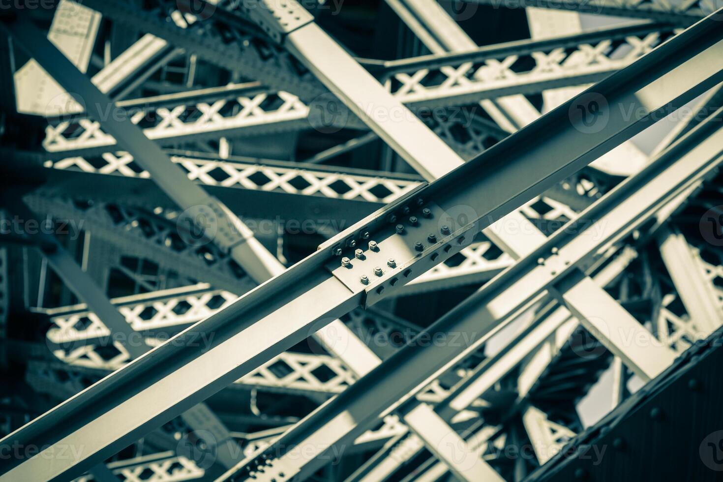 Modern Bridge frame closeup photo