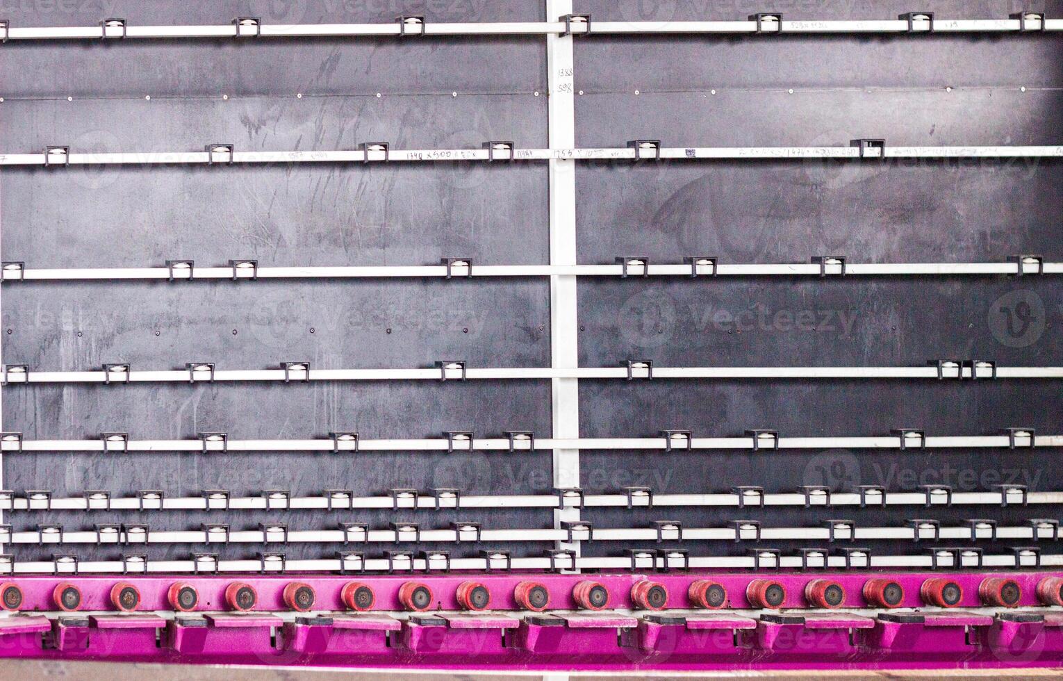Production of PVC windows and double-glazed windows, a line for washing and drying glass for the production of insulating glass units, machine photo