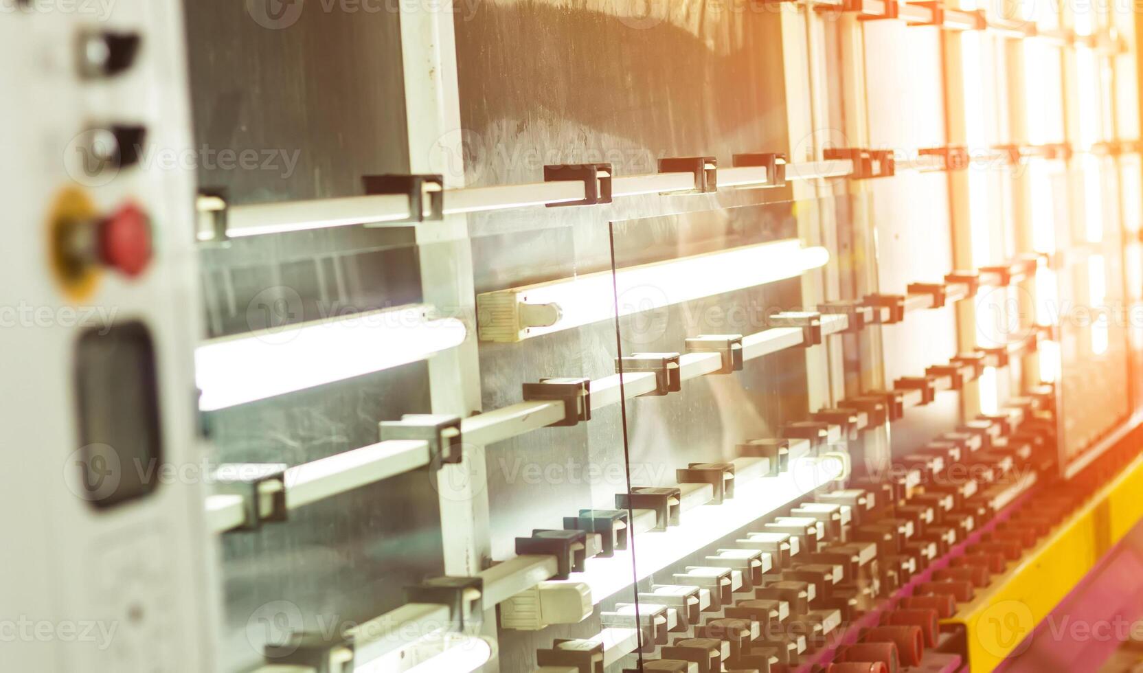 Production of PVC windows and double-glazed windows, a line for washing and drying glass for the production of insulating glass units, machine photo