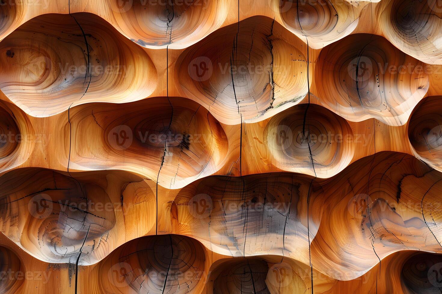 Abstract Wooden Texture Design for Architecture and Interior Projects photo