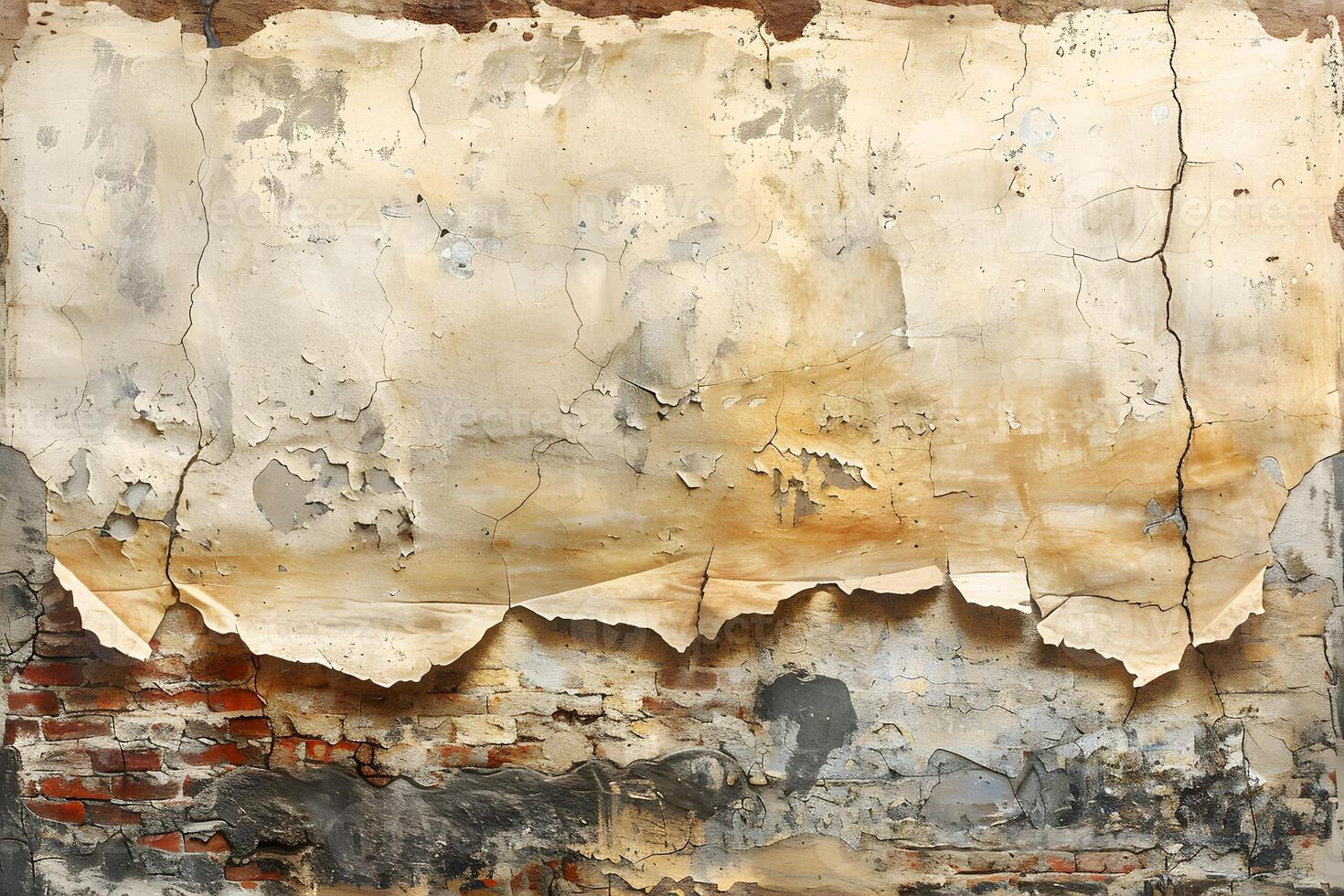 Vintage Weathered Wall Texture for Design and Background Use photo