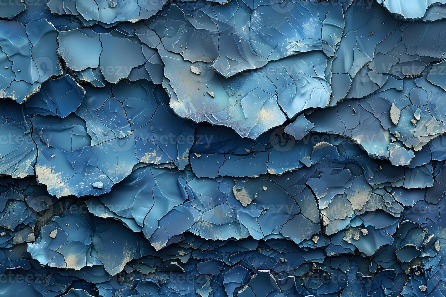 Abstract Textured Blue Rippling Layers for Modern Artistic Design photo