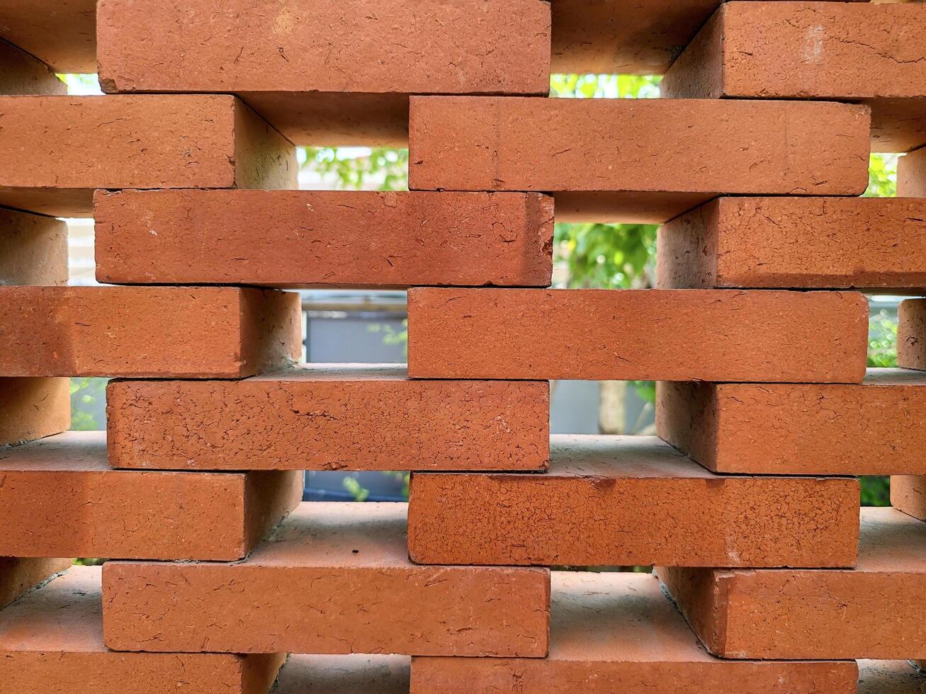 Design a texture featuring a brick wall. photo