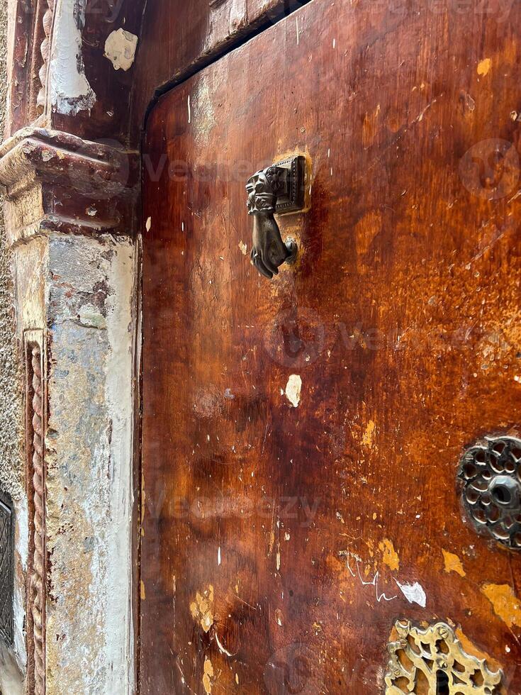 Beautiful doors in Casbah of Algiers photo