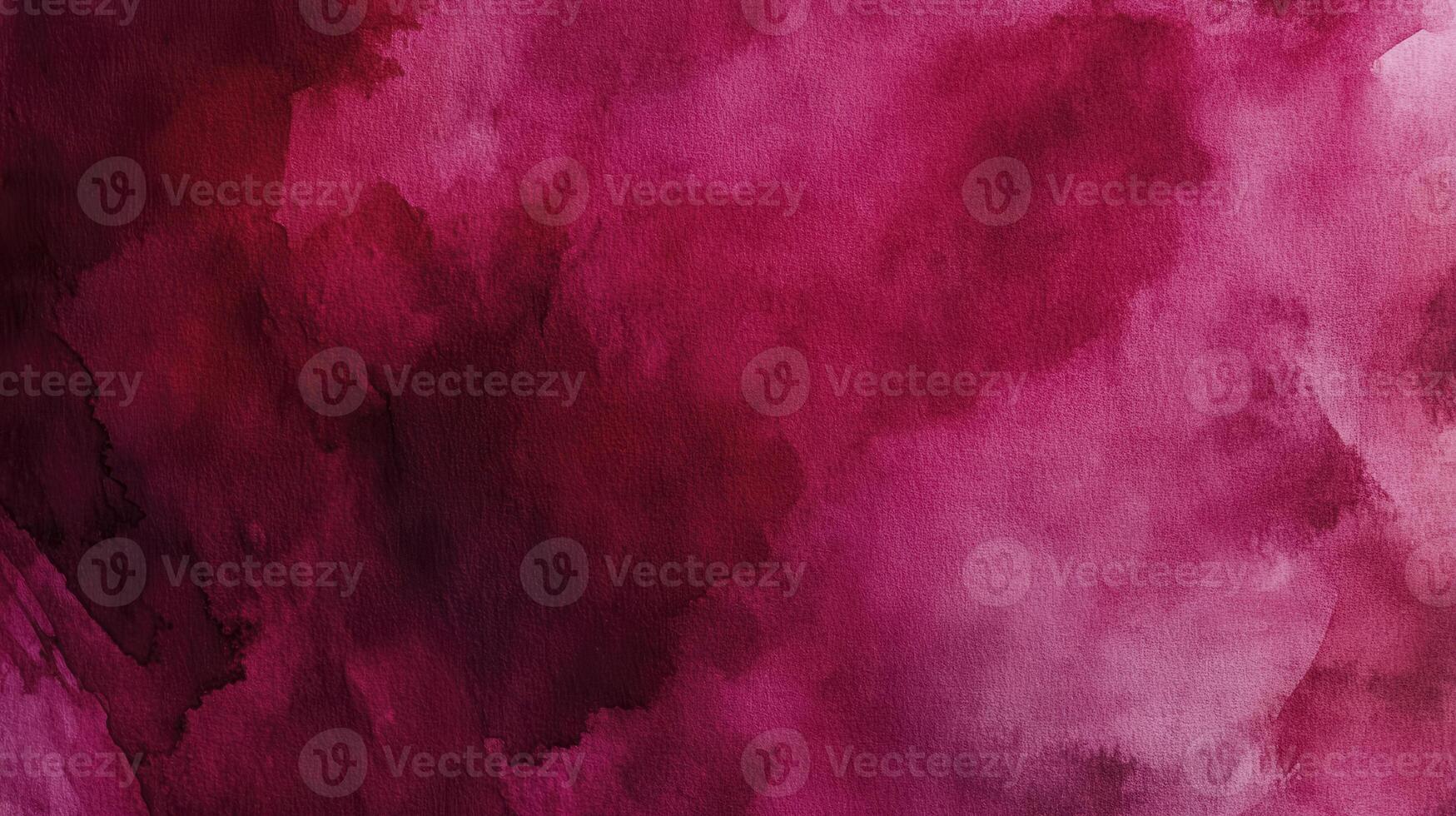 Vibrant deep red watercolor background with rich textures and gradients created on fine art paper photo