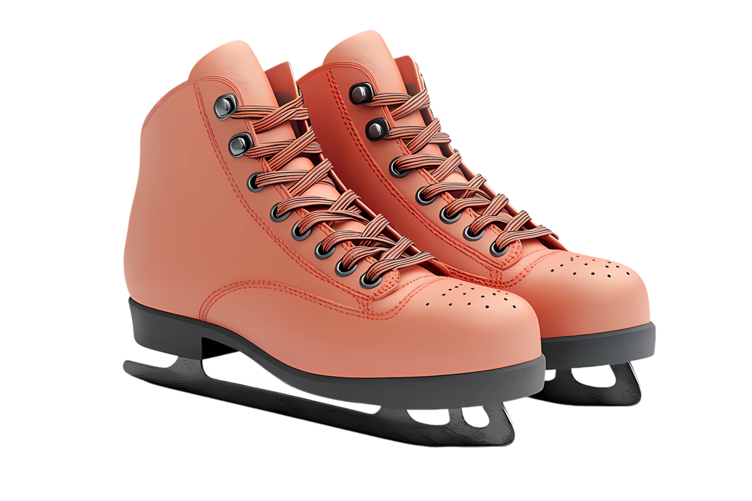 ice skates on a transparent background png