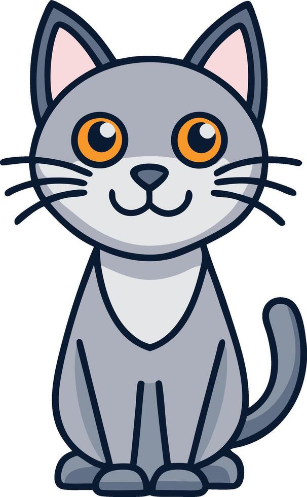A cat cartoon for Halloween vector