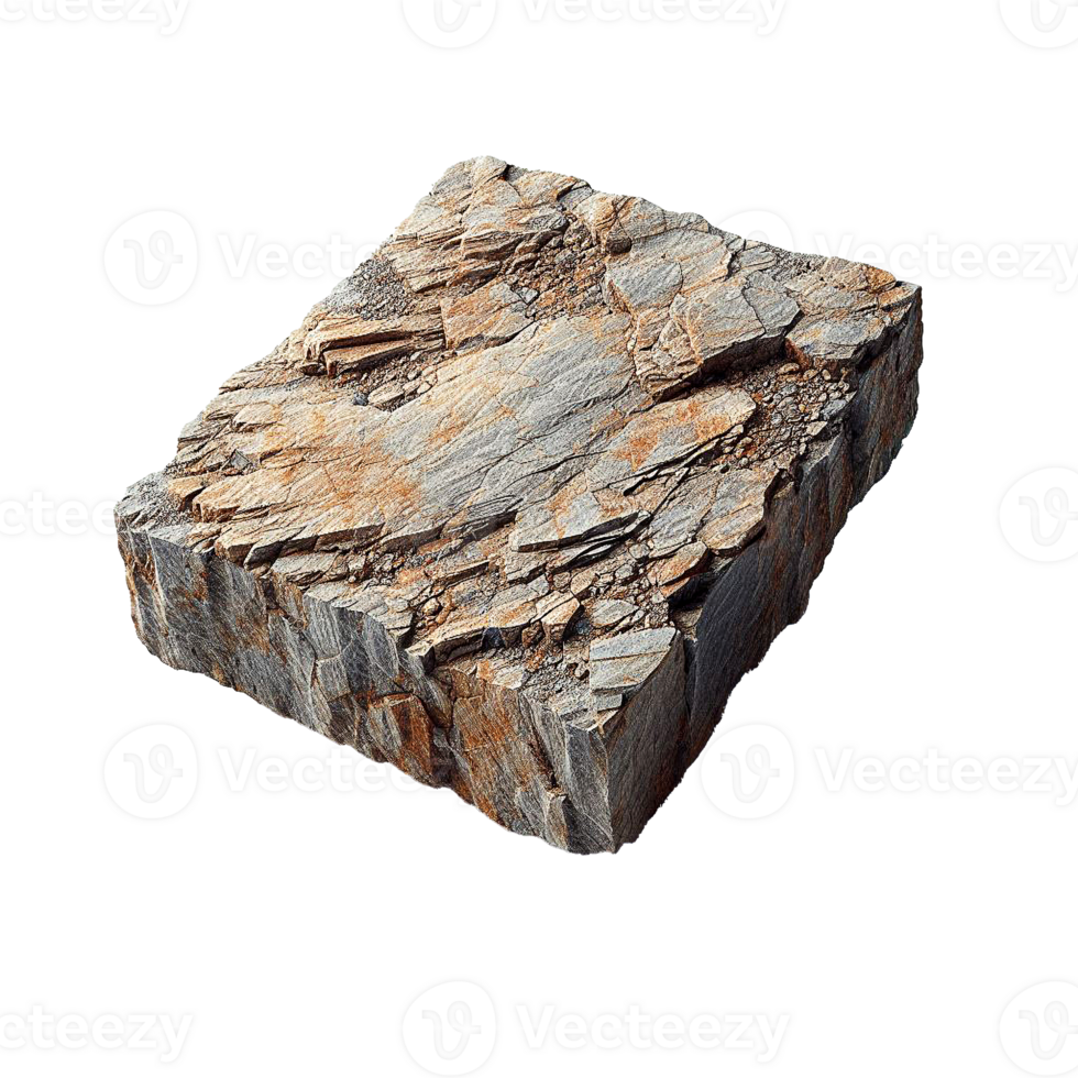 Transparent Marble Rock Slabs with Pebble Mineral Layers and Rustic Wall Design png