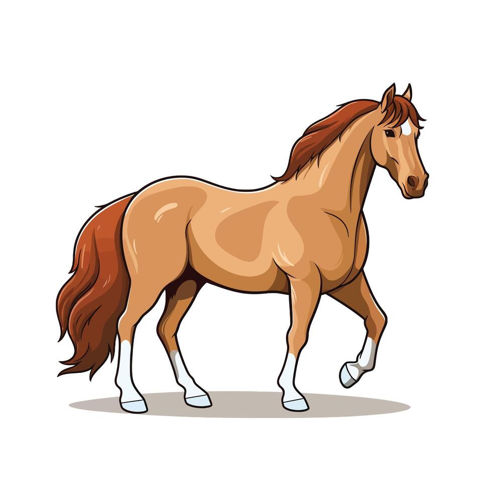 Elegant Horse Illustration vector