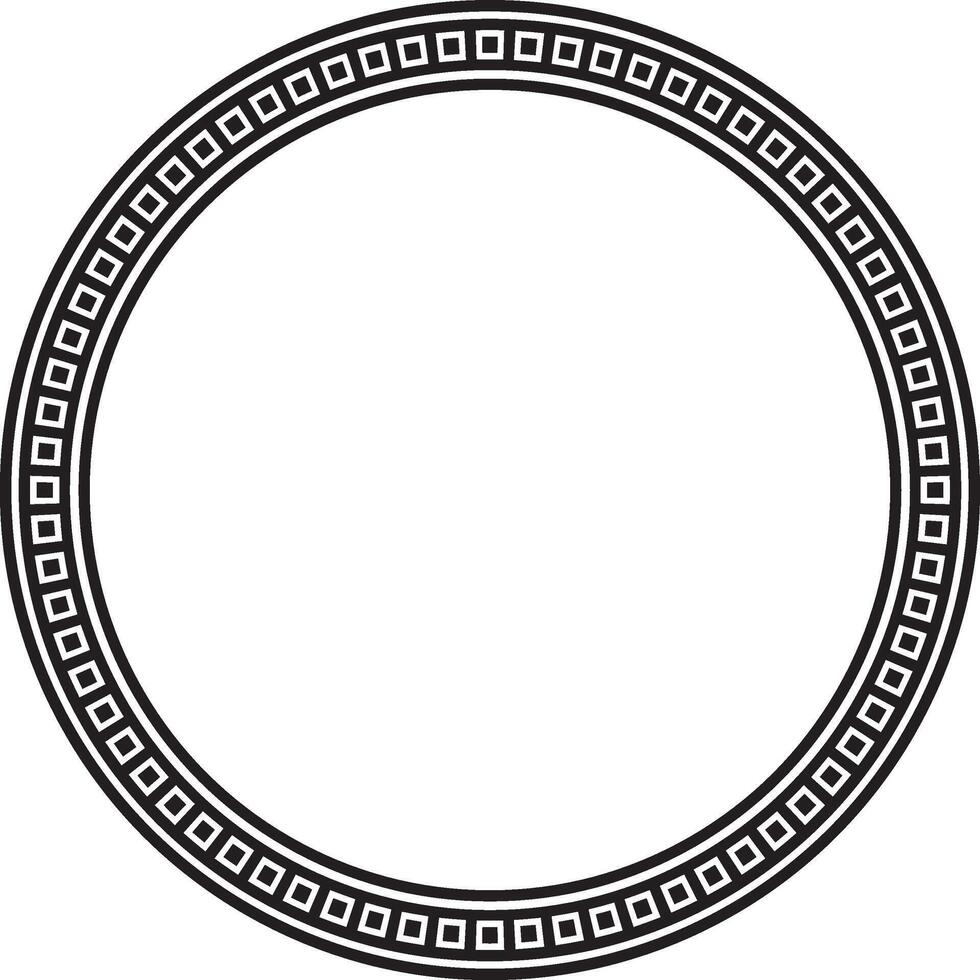 black monochrome round Egyptian ornament. Circle, frame, ring of ancient Egypt.Pattern of lotus flowers and sun. Template for stained glass vector