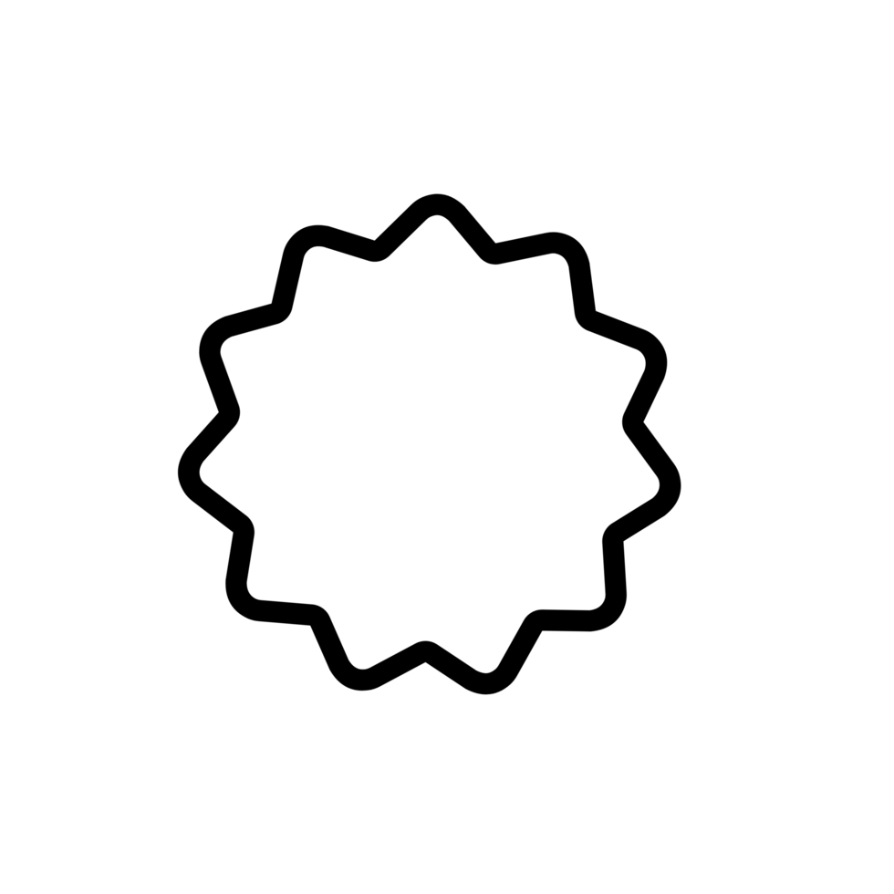Starburs round border png