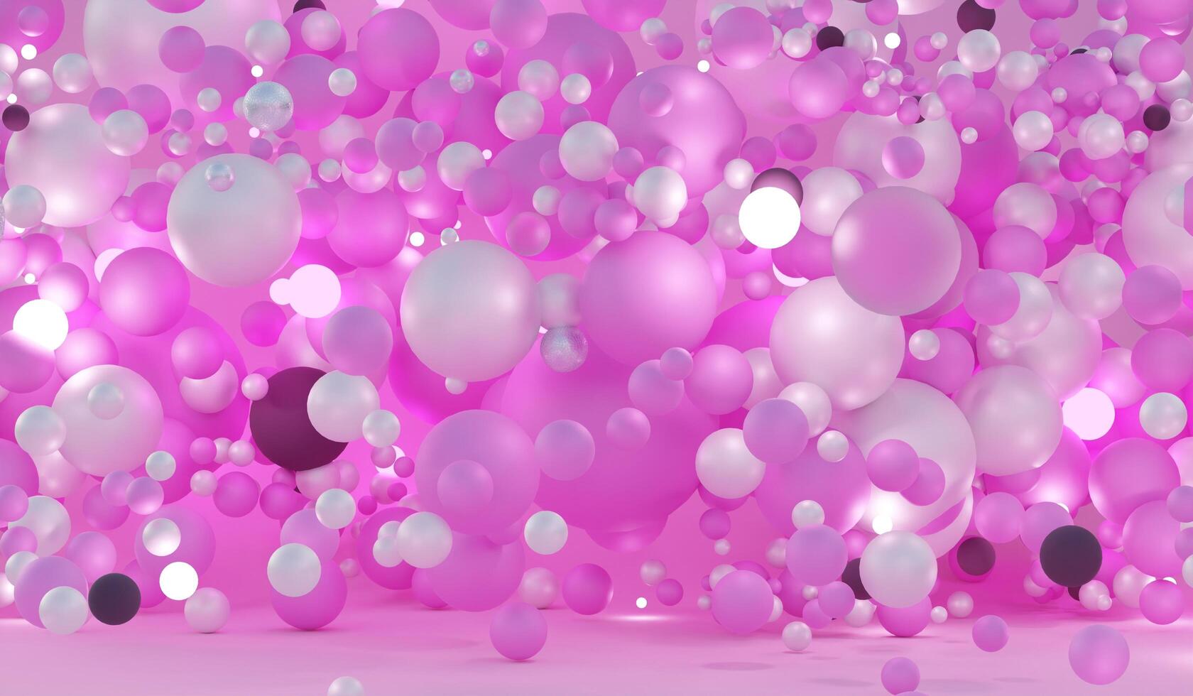 Abstract ball background, multicolored, balloon backdrop, 3D illustration photo