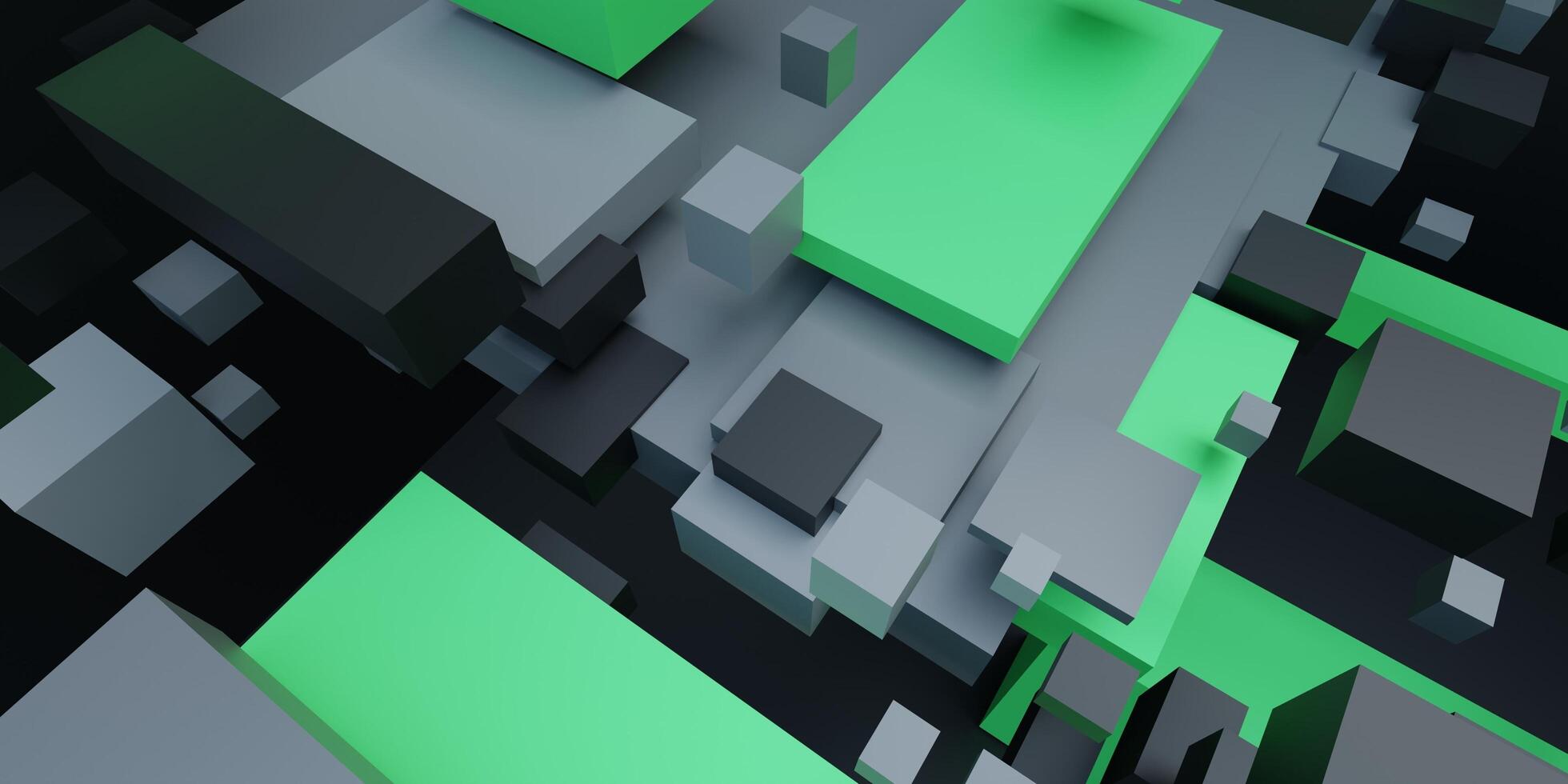 Abstract square bars background. 3D rendering. photo