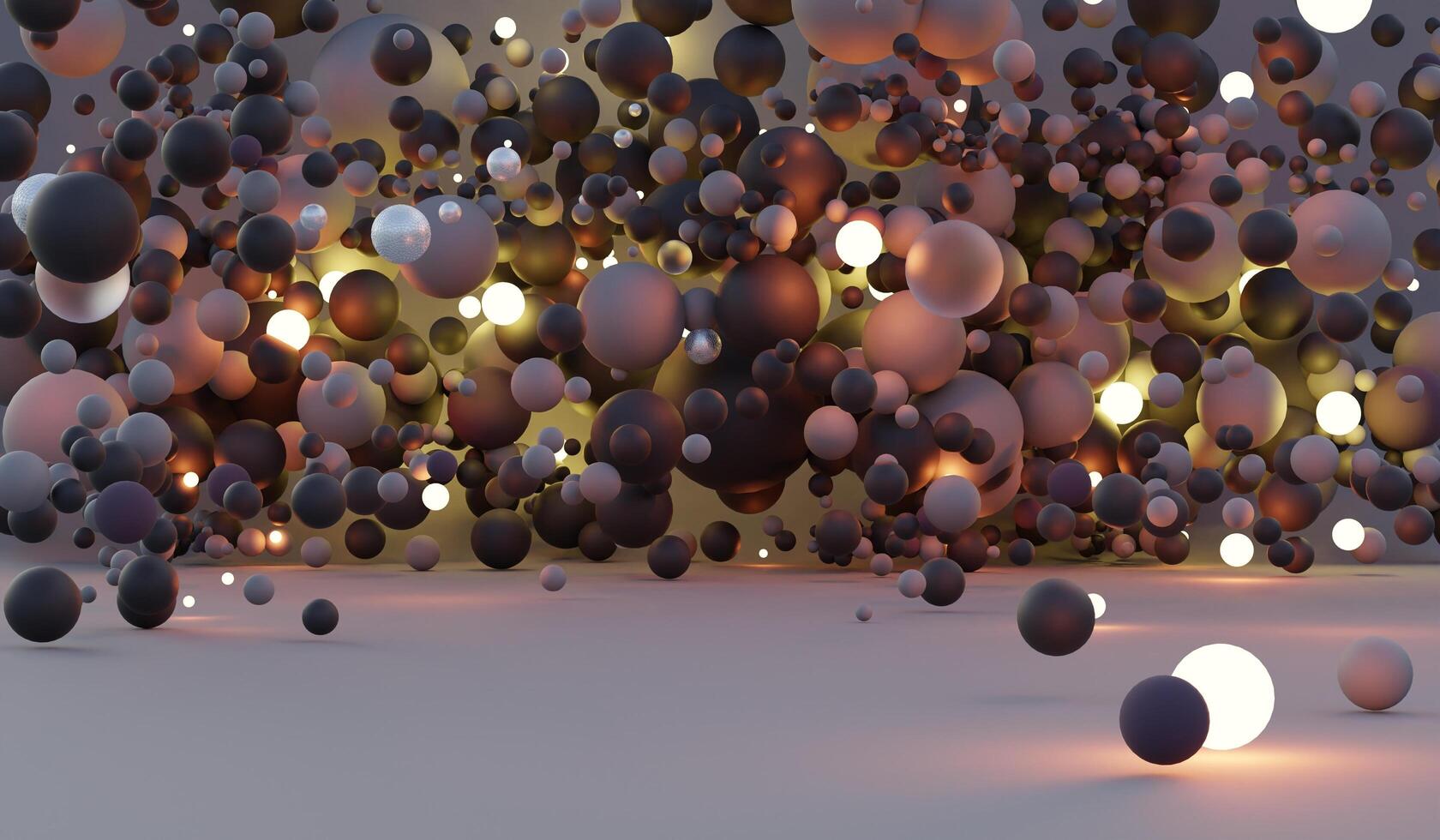 Abstract ball background, multicolored, balloon backdrop, 3D illustration photo