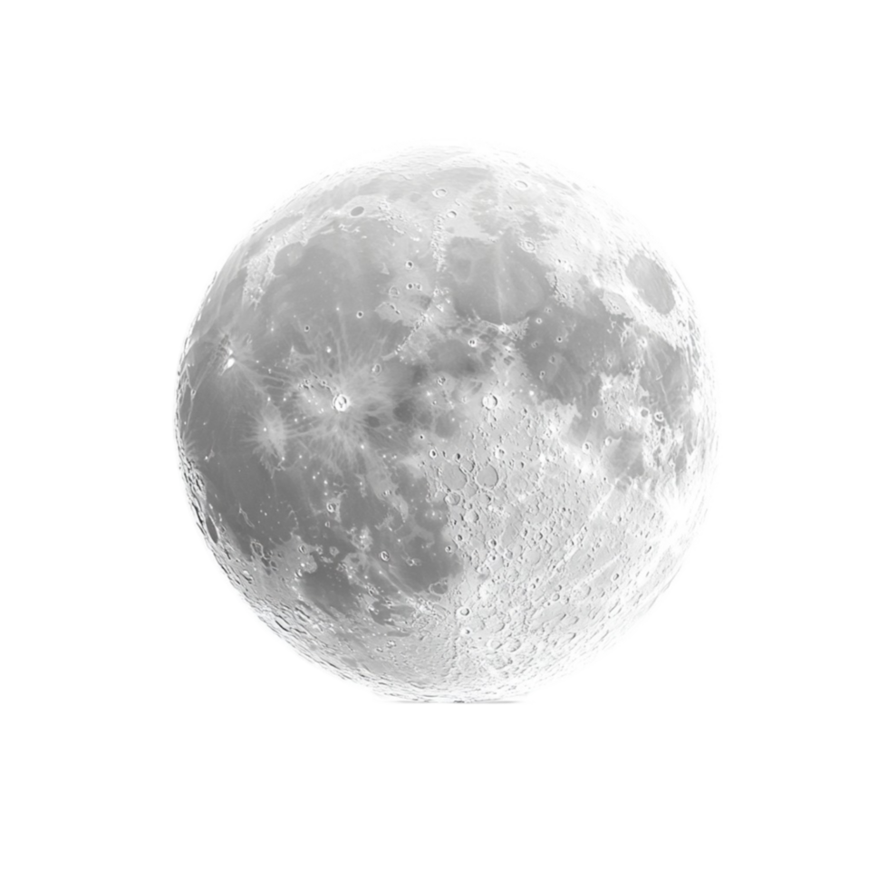 The Moon Is Shown On a Transparent Background png