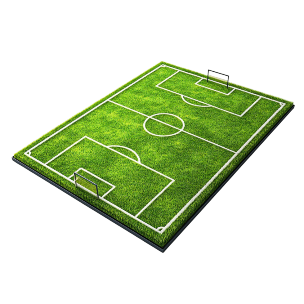 Sports field With Grass On Transparent Background png